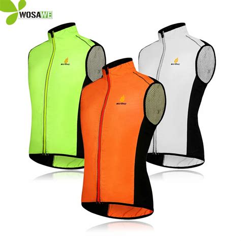 WOLFBIKE Cycling Vest Coat Reflective Wind Cycle Clothing Bike Bicycle Sleeveless Windbreaker ...