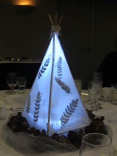 Conference dinner table decorations made by RTBG staff, wi… | Flickr