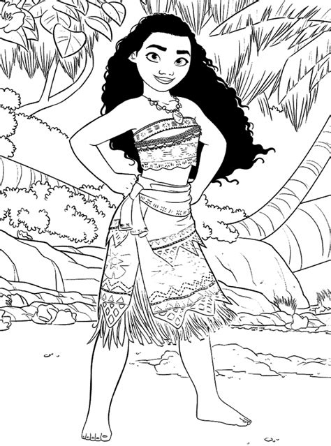 Get This Free Printable Disney Moana Coloring Pages PO72R