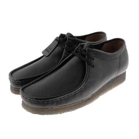 Lyst - Clarks Wallabee Shoes Leather in Black for Men