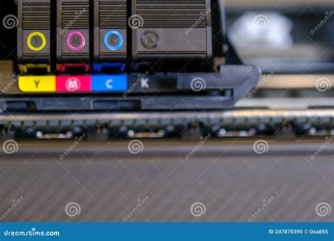 Inkjet Printer Cartridges Used for Printing Stock Photo - Image of ...