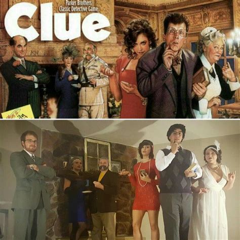 Clue Character Costumes Group Halloween