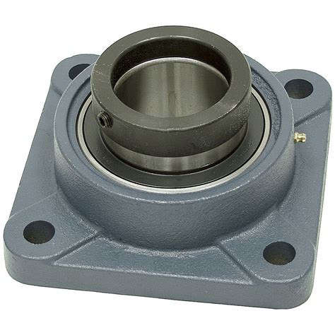 3" 4 Bolt Flange Bearing w/Lock Collar | Cast Iron 4 Bolt Flange Mount Bearings | Bearings | www ...