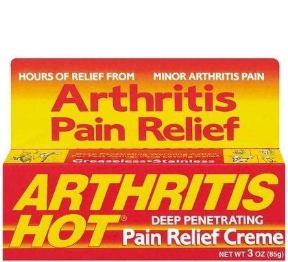 Arthritis Hot Deep Penetrating Pain Relief Crème (3 Oz) - Walmart.com