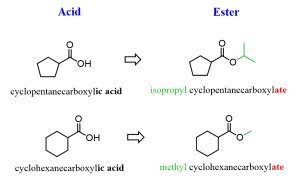 Naming Esters - Chemistry Steps