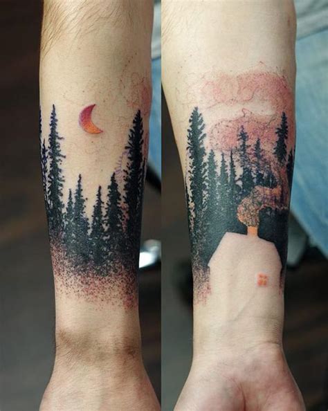 45 Inspirational Forest Tattoo Ideas | Art and Design