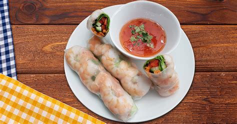 Thai Shrimp Spring Rolls Recipe : ObesityHelp