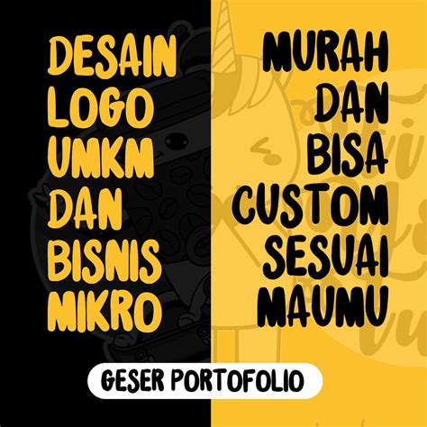 Jual DESAIN LOGO UMKM DAN BISNIS MIKRO MURAH CUSTOM SESUAI REQUEST | Shopee Indonesia