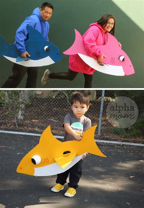 Baby Shark Halloween Costumes For Family - 500 Animal