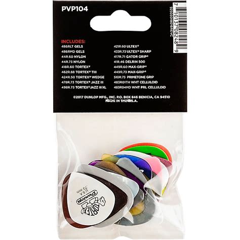 Dunlop Pick Variety Pack 18/PLYPK Light/Medium | Guitar Center