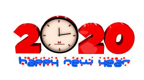 Happy new year 2020 royalty free png images for commercial use - MTC TUTORIALS