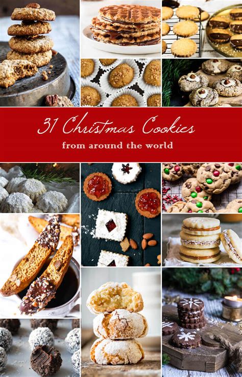 31 Christmas cookies from around the world