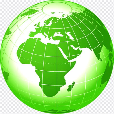 Earth Globe World map, Green Earth, globe, grass, green Vector png ...