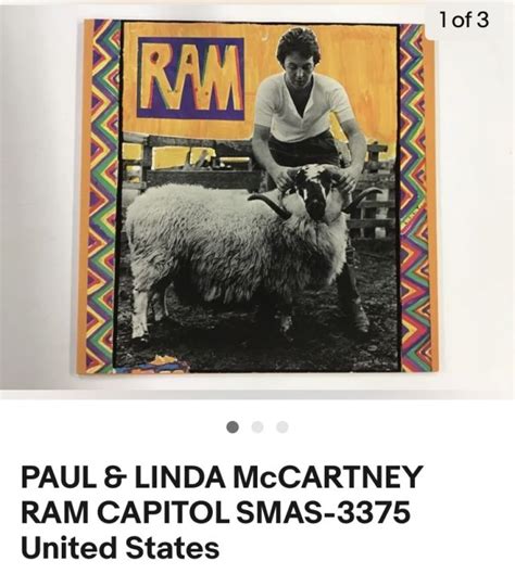 PAUL MCCARTNEY RAM ALBUM US EX VINYL LP RECORD | Lazada PH