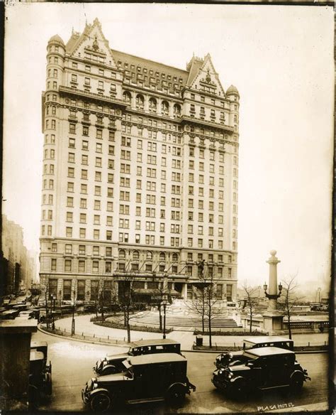 September 24, 1896: Birthday of F. Scott Fitzgerald. Plaza Hotel, Fifth Avenue, NYC, ca. 1927 ...