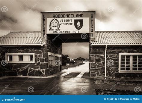 Entrance To Robben Island Prison Stock Photo - Image of social, jail: 44506182