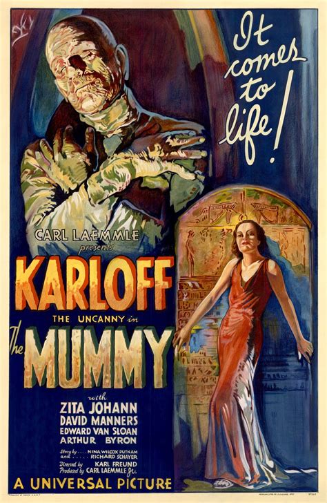 Rare 1932 Movie Poster for The Mummy Expected to Fetch Over £756,000 at ...