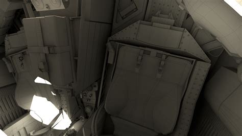 3D gemini capsule interior model - TurboSquid 1381080