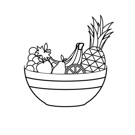 Isolated bowl with fruits vector design 2485154 Vector Art at Vecteezy