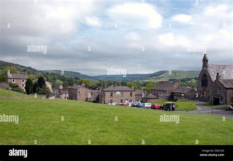 The village of Reeth, North Yorkshire England UK Stock Photo - Alamy