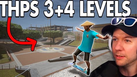 RATING TONY HAWK'S PRO SKATER 3 + 4 LEVELS ON THPS 1 + 2 PC - YouTube