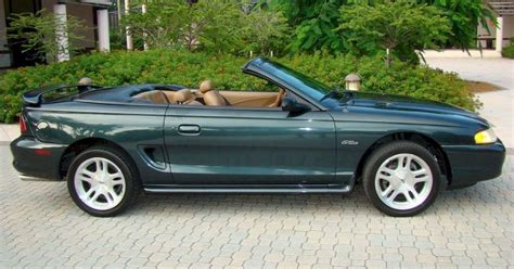 Dark Satin Green 1998 Mustang GT Convertible | Mustang gt, Sn95 mustang ...