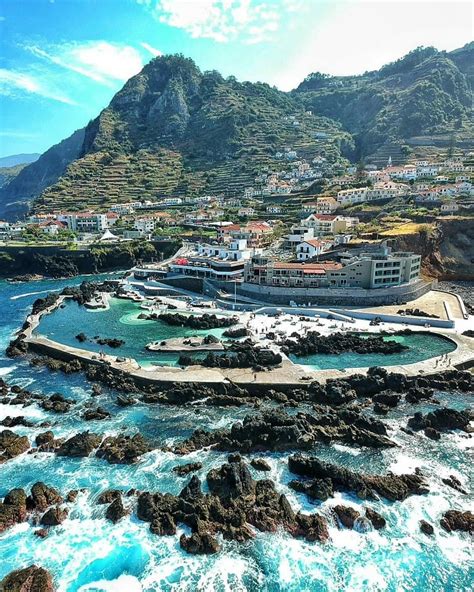 Porto Moniz is so beautiful isn't it? // Photo b | Madeira island, Travel, Places to go