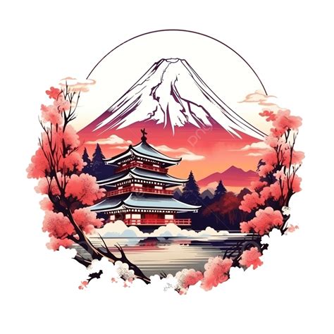 Japan Clipart Mountain Fuji Clipart Geisha Clipart Ea - vrogue.co