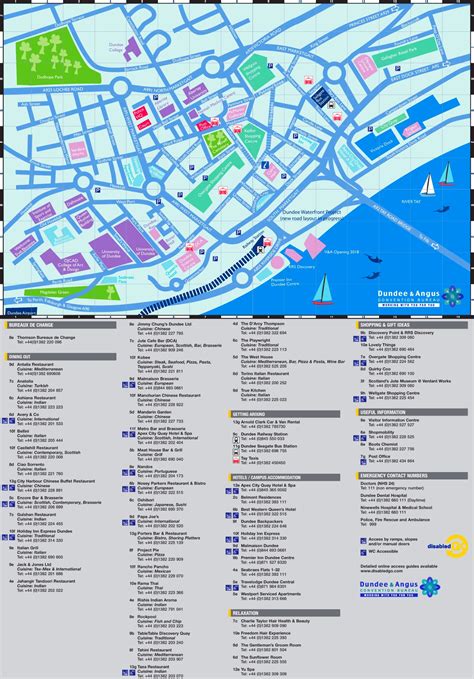 Dundee tourist map - Ontheworldmap.com