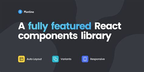 Mantine UI Component Library | Figma Community