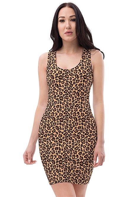 Leopard Skin Dress - Designed By Squeaky Chimp T-shirts & Leggings