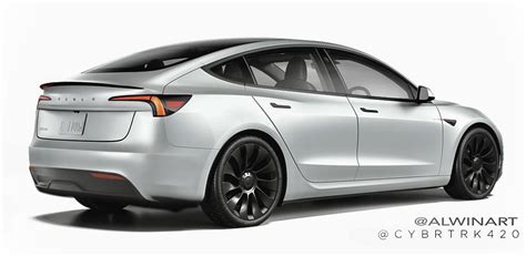 White Tesla Model 3 'Project Highland' Prototype Shows Intriguing New Details - autoevolution