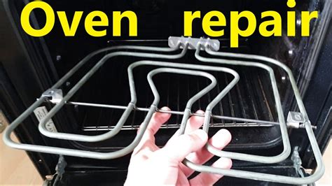 How to repair oven - heating element replacement - YouTube