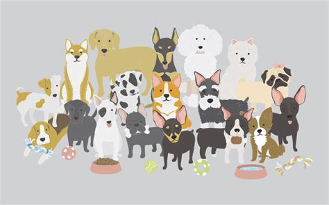 Illustration of dogs collection - Download Free Vectors, Clipart ...