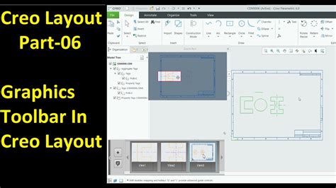 #06 Creo Layout Tutorial- Graphics Toolbar In Creo Layout - YouTube