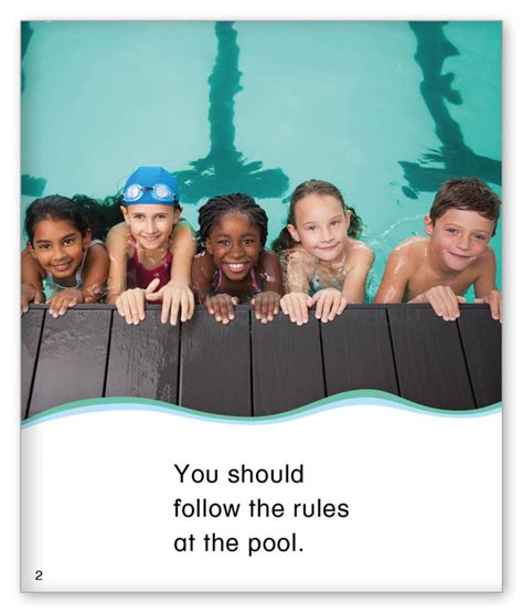 Rules at the Pool - Kid Lit - Hameray Publishing