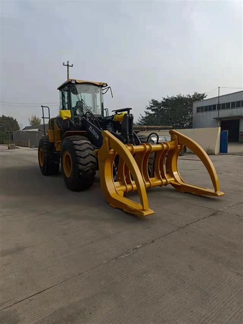 Wheel Loader Front End Loader Root Rake Grapple Wood Grapple for Sale - China Wheel Loader Wood ...