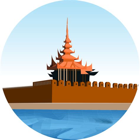 Download Mandalay Palace, Burmese, Graphic Design. Royalty-Free Vector Graphic - Pixabay