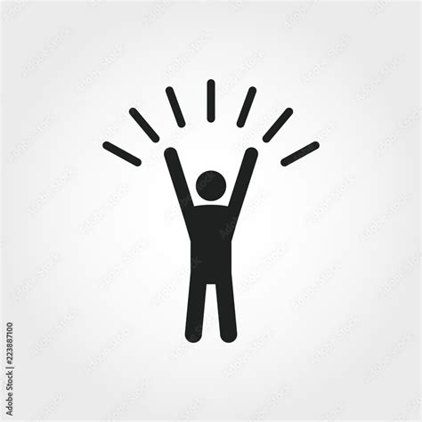 Vecteur Stock Self-Confidence icon. Monochrome element illustration. Self-Confidence symbol ...