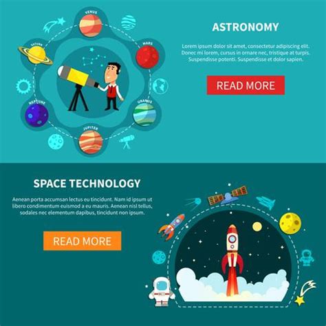 Space Banners Set 483113 Vector Art at Vecteezy