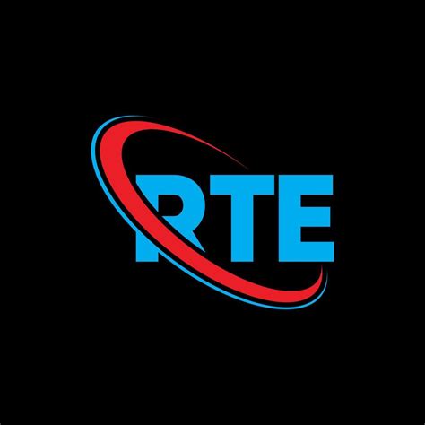 RTE logo. RTE letter. RTE letter logo design. Initials RTE logo linked with circle and uppercase ...