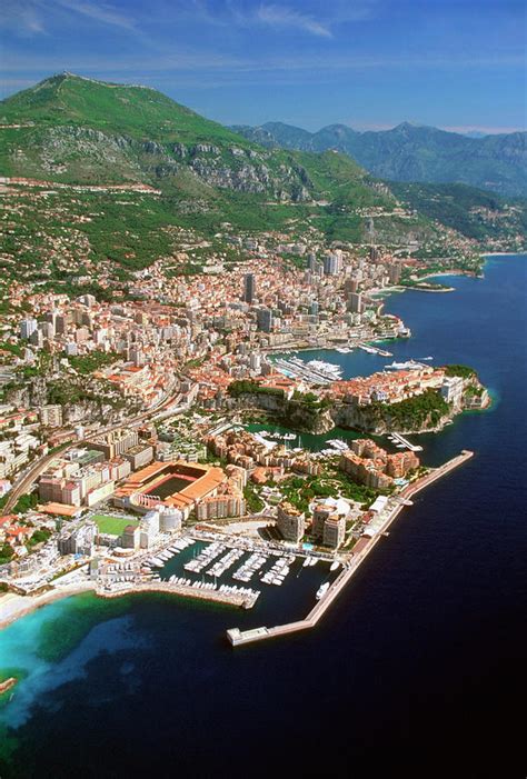 Aerial View Of A City, Monte Carlo, Monaco, France by Medioimages/Photodisc