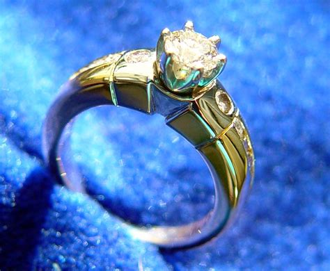 Georgia ring | 18k yellow, white and platinum head ring set … | Flickr