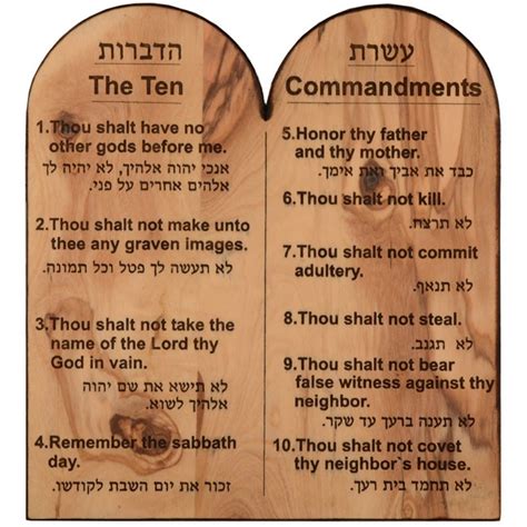 The Ten Commandments In The Hebrew Bible | rmt.edu.pk