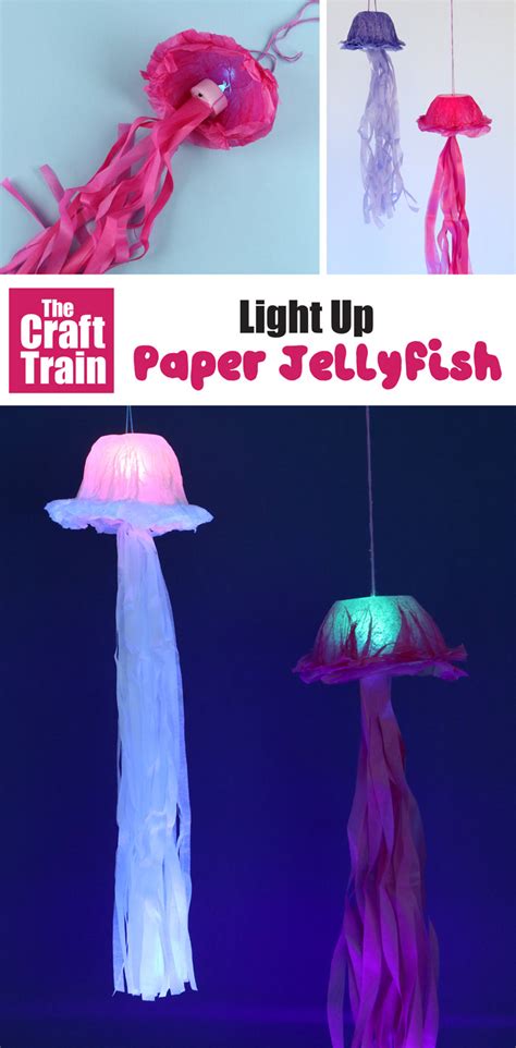 tissue paper jellyfish craft – Dunamai