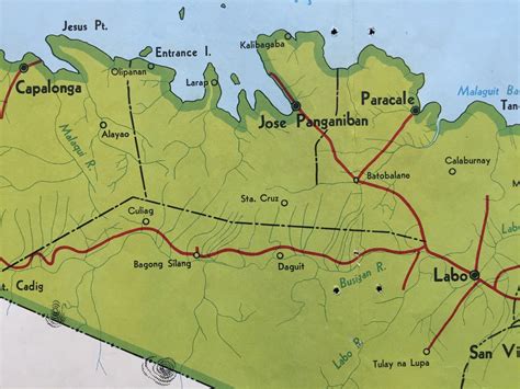 Large Vintage Map of Camarines Norte Philippines 1959 VERY | Etsy