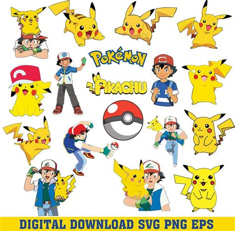 Free Pikachu SVG,pokemon svg,pikachu pokemon svg,Pokemon Characters ...