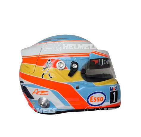 FERNANDO ALONSO 2016 F1 REPLICA HELMET FULL SIZE - CM Helmets