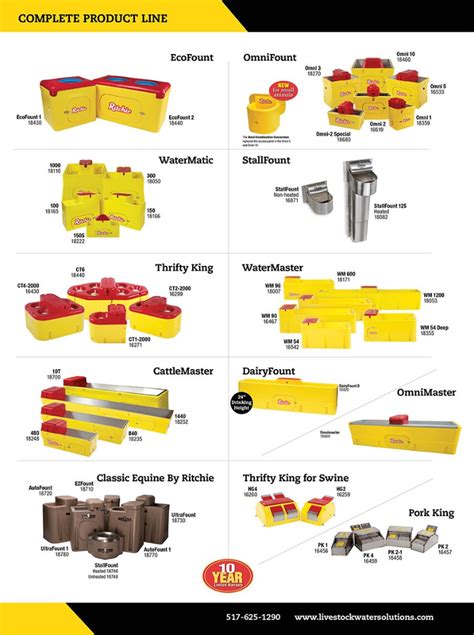 Ritchie livestock waterers & fountains and parts found here