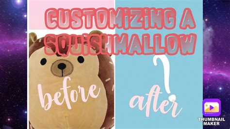 Customizing A Squishmallow! - YouTube